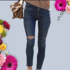 CITIZENS OF HUMANITY Rocket Crop High Rise Skinny Sculpt 30 New With Tags